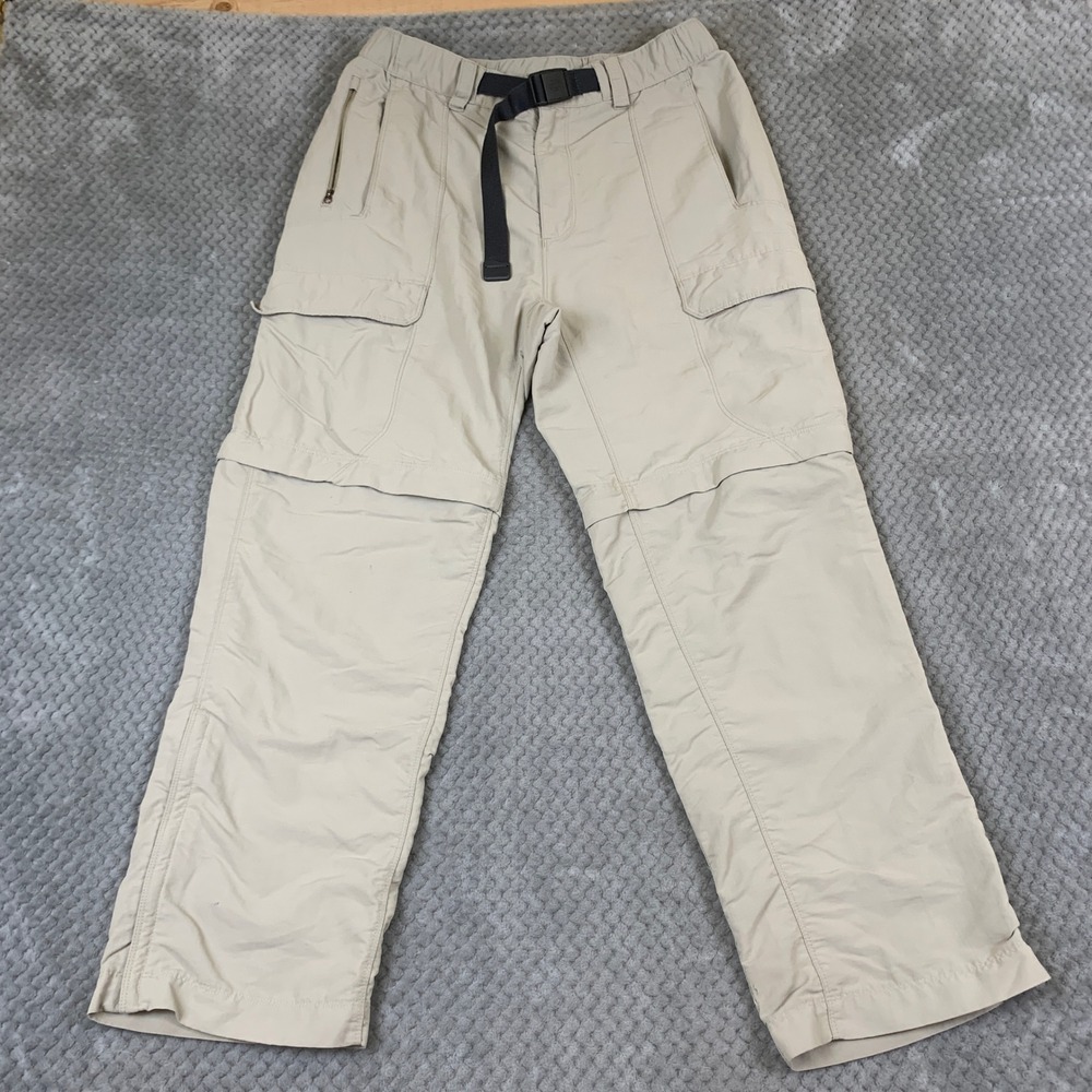 The North Face Paramount Peak Convertible Hiking Pants Mens M Short Khaki AJFB